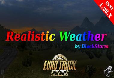 Realistic Weather for ETS2 1.28.x by BlackStorm