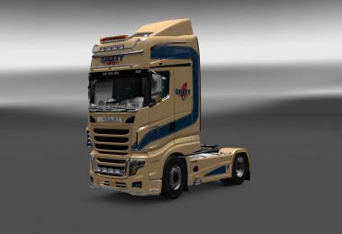 Scania R700 Galaxy Express skin 1.28