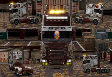 Scania R700 RS (RJL) Chocapic Combo Skin Packs