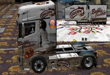 Scania R700 RS (RJL) Chocapic Combo Skin Packs