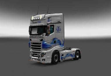 Scania R700 STD Logistic skin 1.28