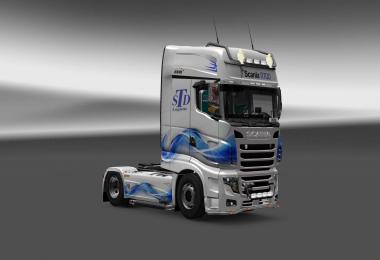 Scania R700 STD Logistic skin 1.28