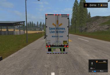 Walmart Peterbilt and Trailer v1.0.0.0