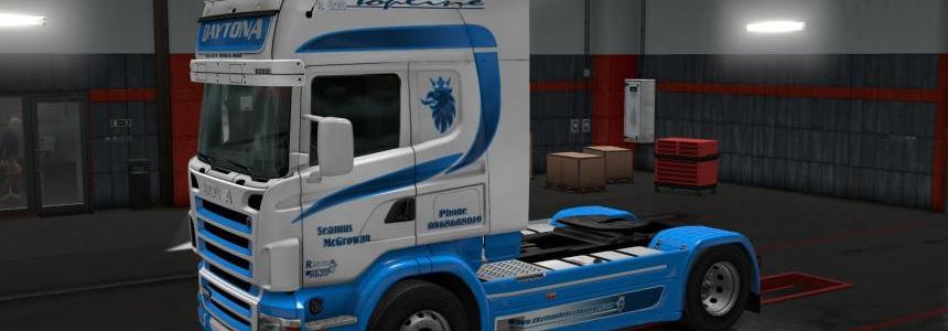 Skin Pack Daytona Heavy Haulage for Scania (RJL) 1.28.x - Modhub.us