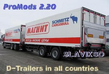 D-Trailers in all countries for ProMods v2.20