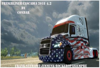 Freighliner Cascadia 2018 by Conbar 1.28