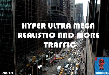 Hyper Ultra Mega Traffic Realistic And More Traffic 1.28.x