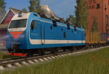 Electric locomotive with animated cockpit v1.0