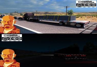 REITNOUER BIGBUBBA FLATBED TRAILER ETS2 1.28.x