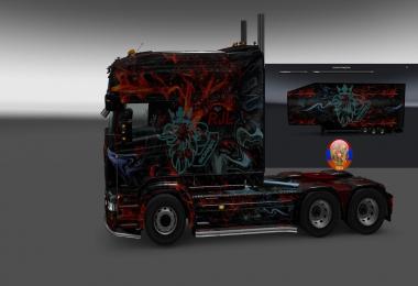 Scania RS Abstract Comdo Skin Packs 1.28.1.3s