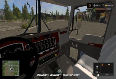 WMF Kenworth T800 hooklift FS17 v1.0.0.0