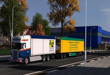 Kraker Tandem addon for 50k DAF & RJL Scania v1.1 (1.28.x)