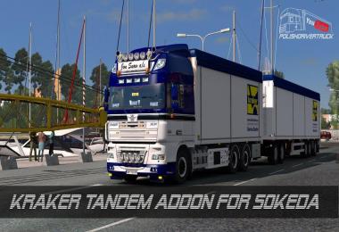 Kraker Tandem addon for RJL Scania rs&r4; v1.2