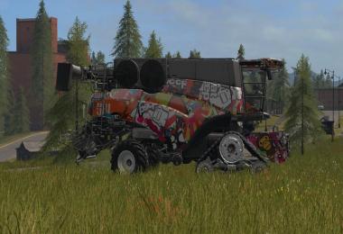 New Holland CR 1090 StickerBomb v1.0