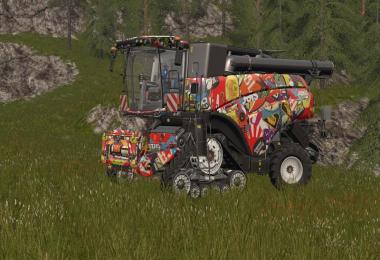 New Holland CR 1090 StickerBomb v1.0