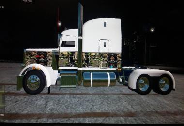 Peterbilt 388 white camo v1.0