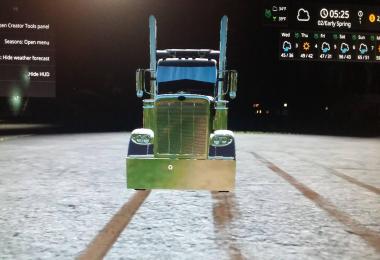 Peterbilt 388 white camo v1.0