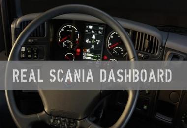 REAL SCANIA DASHBOARD 1.28