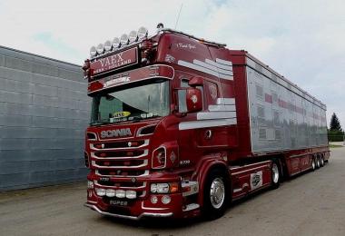 Scania V8 Open Pipe Sound R500 1.28.x