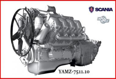 YAMZ-7511 Euro 2 tuned for Scania T v1.0