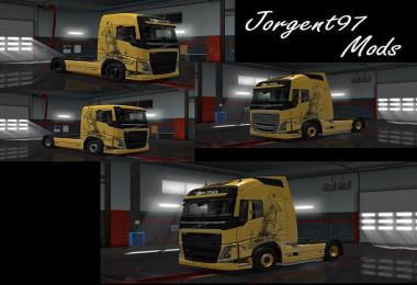 Volvo Fh16 2012 Gold Tribal All versions