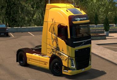 Volvo Fh16 2012 Gold Tribal All versions