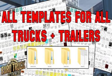 All Truck + Trailer Templates Collection Pack [50 + Template] 1.28.x