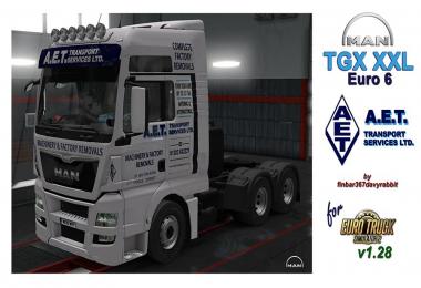 MAN TGX XXL – AET Transport Services Texture