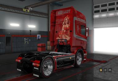 Skin Autotransport Red Lady Metalli 1.28.x