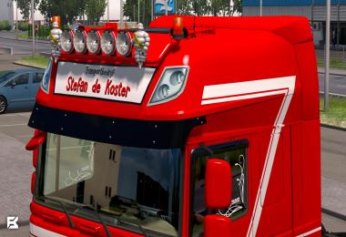 Skin Stefan de Koster for DAF XF 105 1.28.x