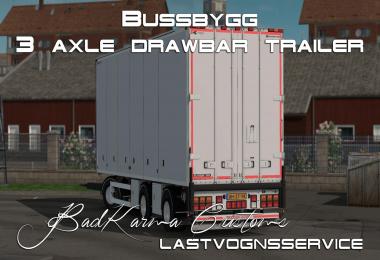 Bussbygg 3 axle drawbar trailer v1.2 1.28-1.30