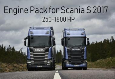 Engine Pack for Scania S 2017 v1.0