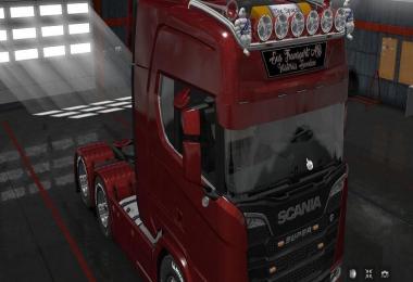 Extended Sunshield for Next Gen Scania 1.30