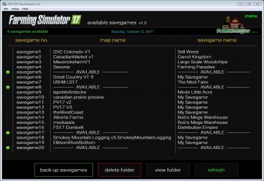 FS17 Dashboard v1.0