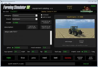 FS17 Dashboard v1.0