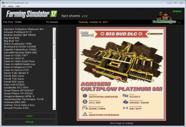 FS17 Dashboard v1.0