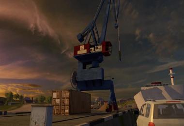 Harbor crane with spline v1.0