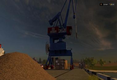 Harbor crane with spline v1.0