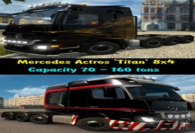 Mercedes Actros 4160 SLT Titan 8x4 v2.0