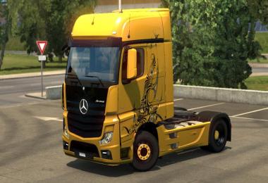 Mercedes Benz Actros 2014 Gold Tribal All versions