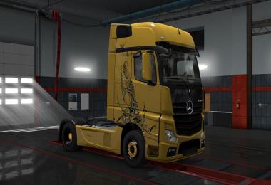 Mercedes Benz Actros 2014 Gold Tribal All versions