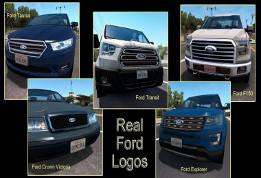 Real logos for default Ford Ai traffic cars