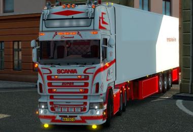 Scania Jesper Hansen + Trailer v1.0