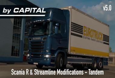 Scania R & S by RJL Tandem v5.0 1.28