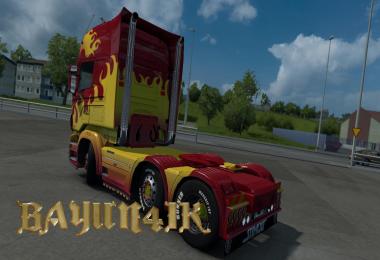 Scania R&S Topline Flame skin 1.28 x