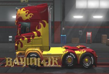 Scania R&S Topline Flame skin 1.28 x