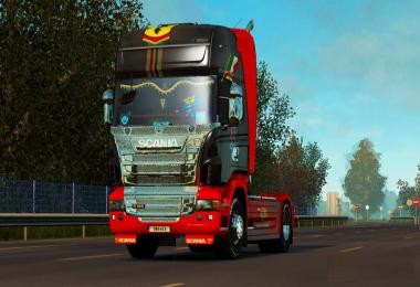 Skin Ferrari for Scania R v1.0