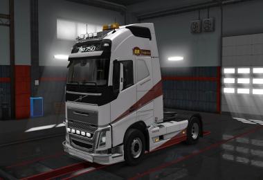 Volvo FH16 2012 8R Logistics skin 1.30