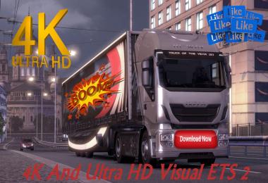 4K and Ultra HD Visual ETS 2 v1.0