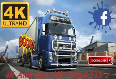 4K and Ultra HD Visual ETS 2 v1.0